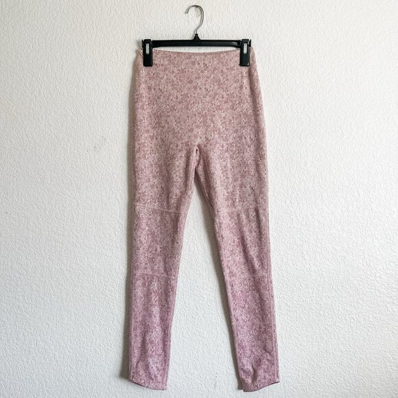 Gymshark Medium Fleur Moroccan Brick Marl Texture Balletcore Leggings - Picture 1 of 9